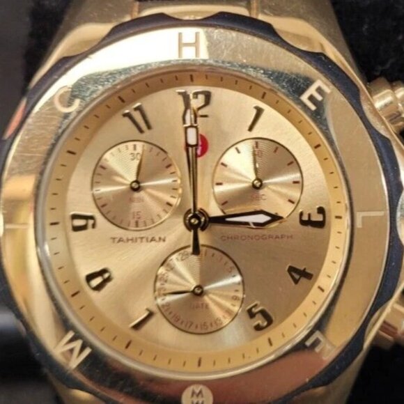 (NI-2142) Michele JL143793 Tahitian Ladies Watch - Picture 2 of 7